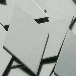 Aluminum Diamonds - 20 Gauge, metal stamping blanks, geometric blanks, hand stamping blanks, stamping supplies, Bopper, embossing, etching