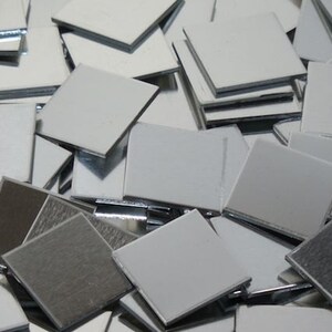 Pewter Stamping Blanks - Squares - 16 Gauge - Qty 2, stamping blanks, pewter blanks, pewter tag, pewter rectangles, Bopper