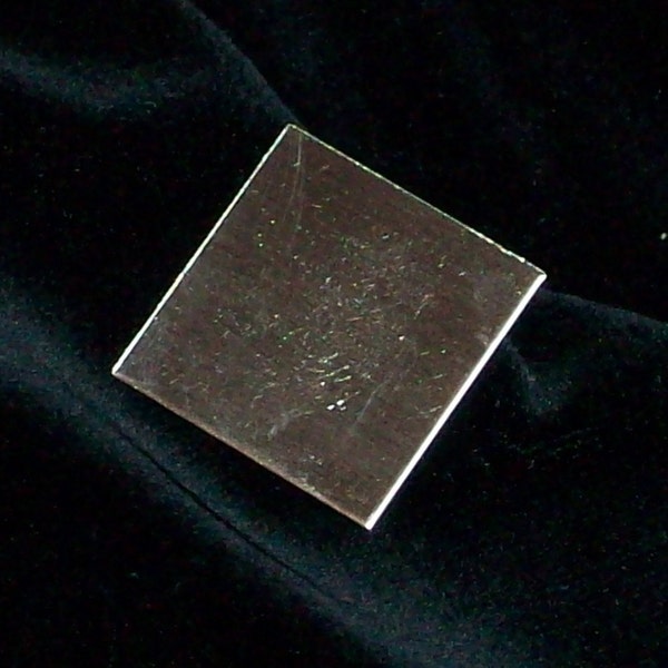 Sterling Silver Squares - 24 Gauge, stamping blanks, metal stamping blanks, square blanks, sterling sheet, Bopper, rectangular blanks