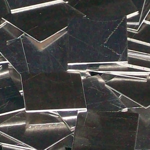Aluminum  Squares - 18 Gauge, various sizes, metal hand stamping blank, square sheets, rectangular blanks, - use drop down menu