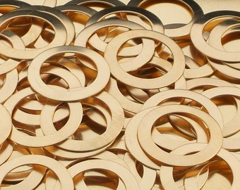 Bronze Unterlegscheiben - 22 Gauge, Stanzrohlinge, Metall stanzen, Bopper, Unterlegscheiben Rohlinge, Zubehör, Ätzrohlinge, Prägerohlinge