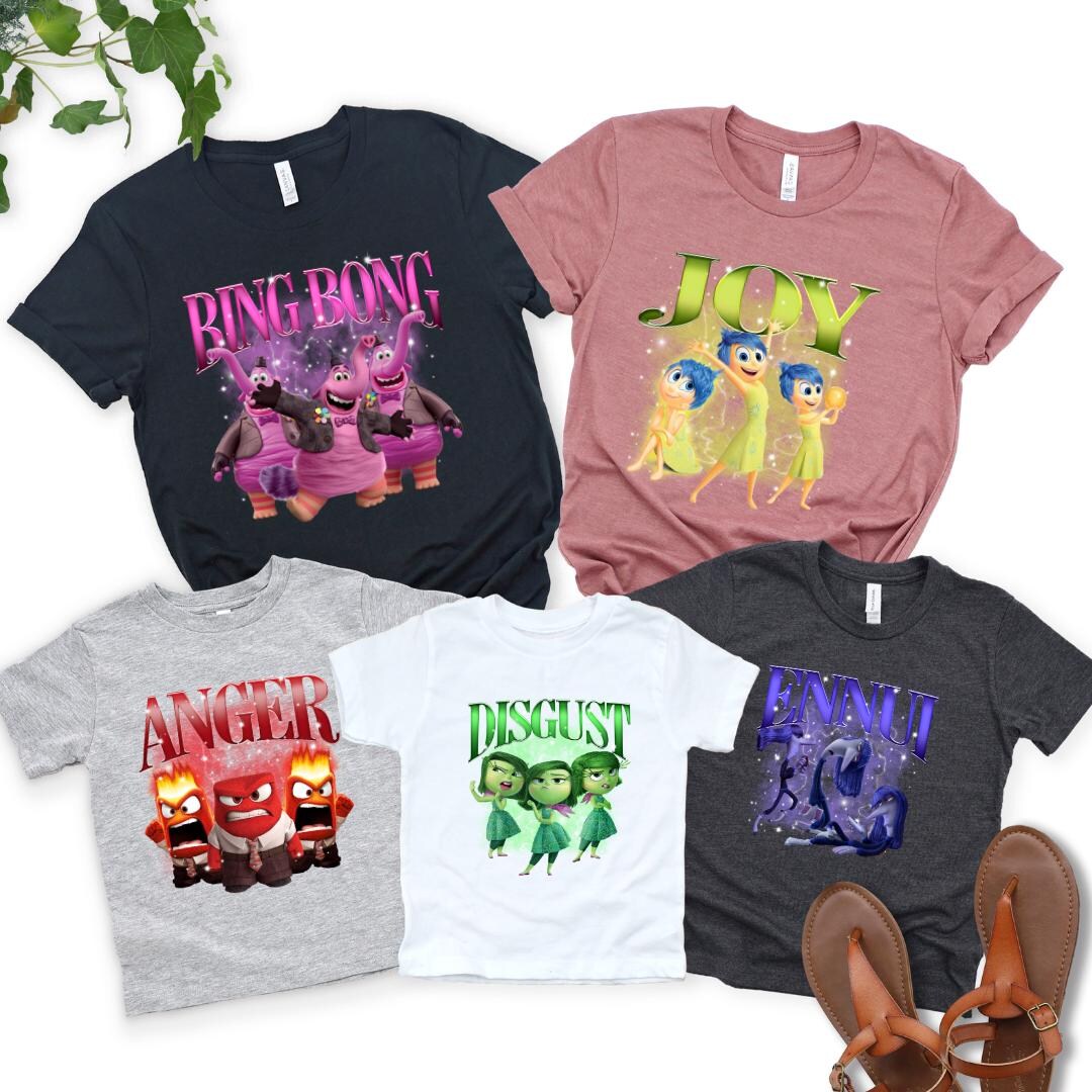 Disney Inside Out Movie Shirts, Inside Out Characters Shirts, Comfort ...