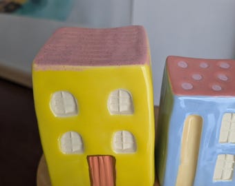 Yellow XL ceramic house #1