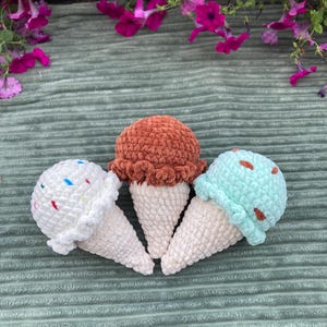 Crochet Ice Cream Plushie