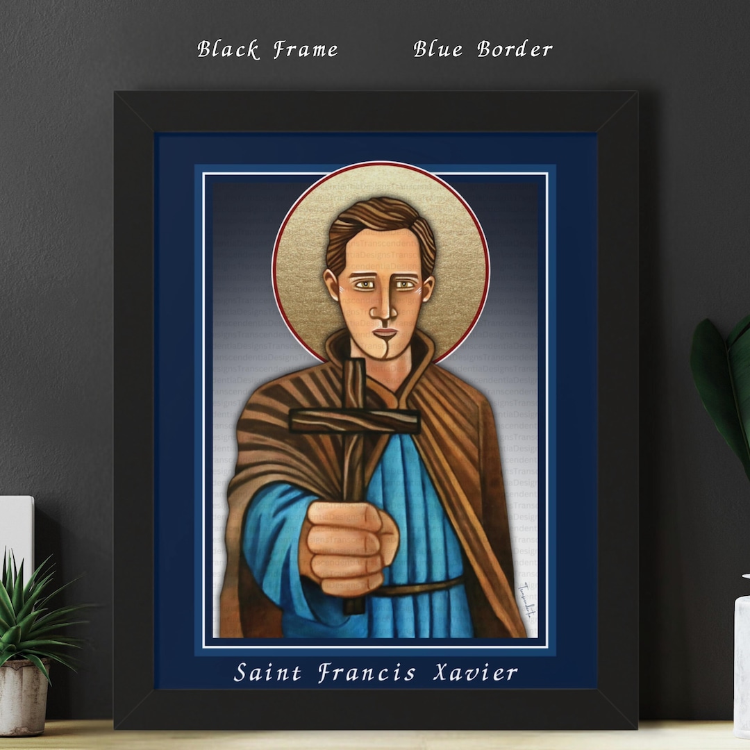 St Francis Xavier Framed Art, Patron Saint Art, Religious Icons ...