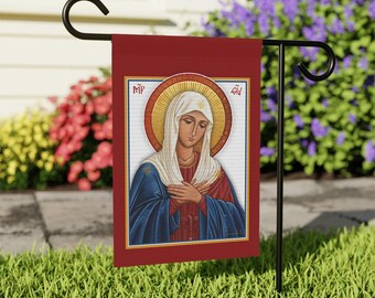 Gartenfahne, christliche Geschenke, inspirierende Hofdekoration, religiöse Dekoration, Garten- und Hausbanner, christliche Gartenfahne, Hoffahne