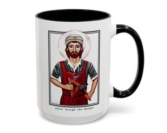 Heilige Jozef de arbeider katholieke pictogrammok, christelijk cadeau