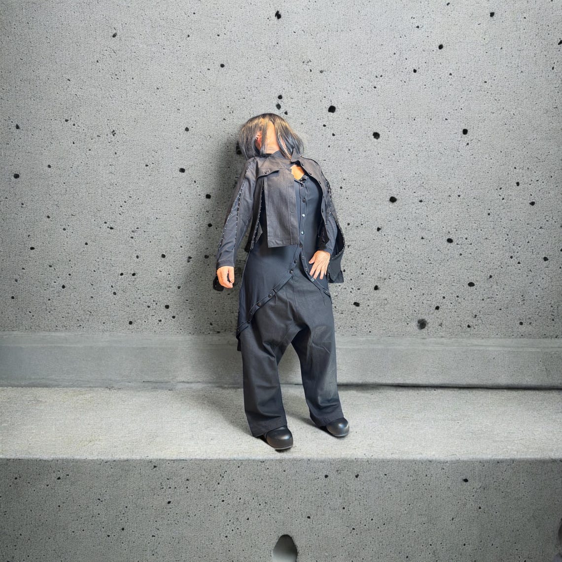 Modular Denim Jacket – Deconstructive Avantgarde Design With Detachable ...