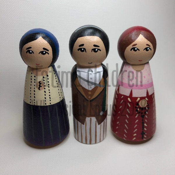 Fatima chidren set - Lucia Santos, Francisco and Jacinta Marto