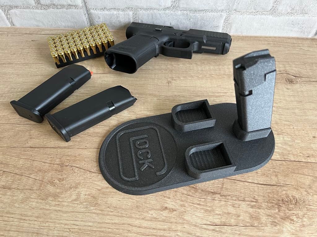 Glock 19 Stand | Pistol Stand | Display Stand | With Two Gen 5 Magazine ...