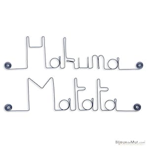 Disney Wire Wall Decoration: Hakuna Matata - Pinnable - Wall Jewelry