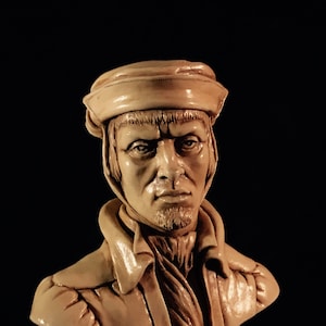 Heinrich Cornelius Agrippa Occult Philosopher  mini bust by Thomas kuntz magick