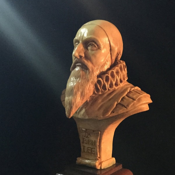 Dr John Dee mini bust by Thomas Kuntz