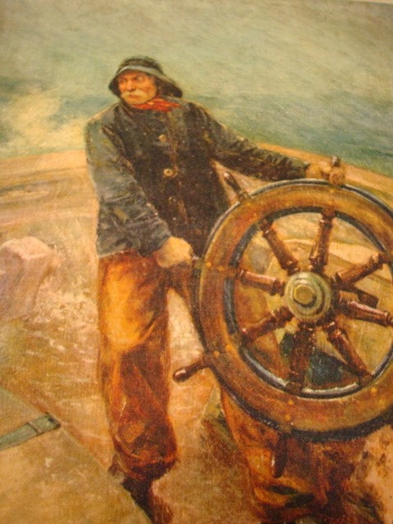 The Man at the Wheel | Etsy