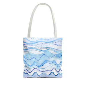 Calm Brain Waves Tote Bag