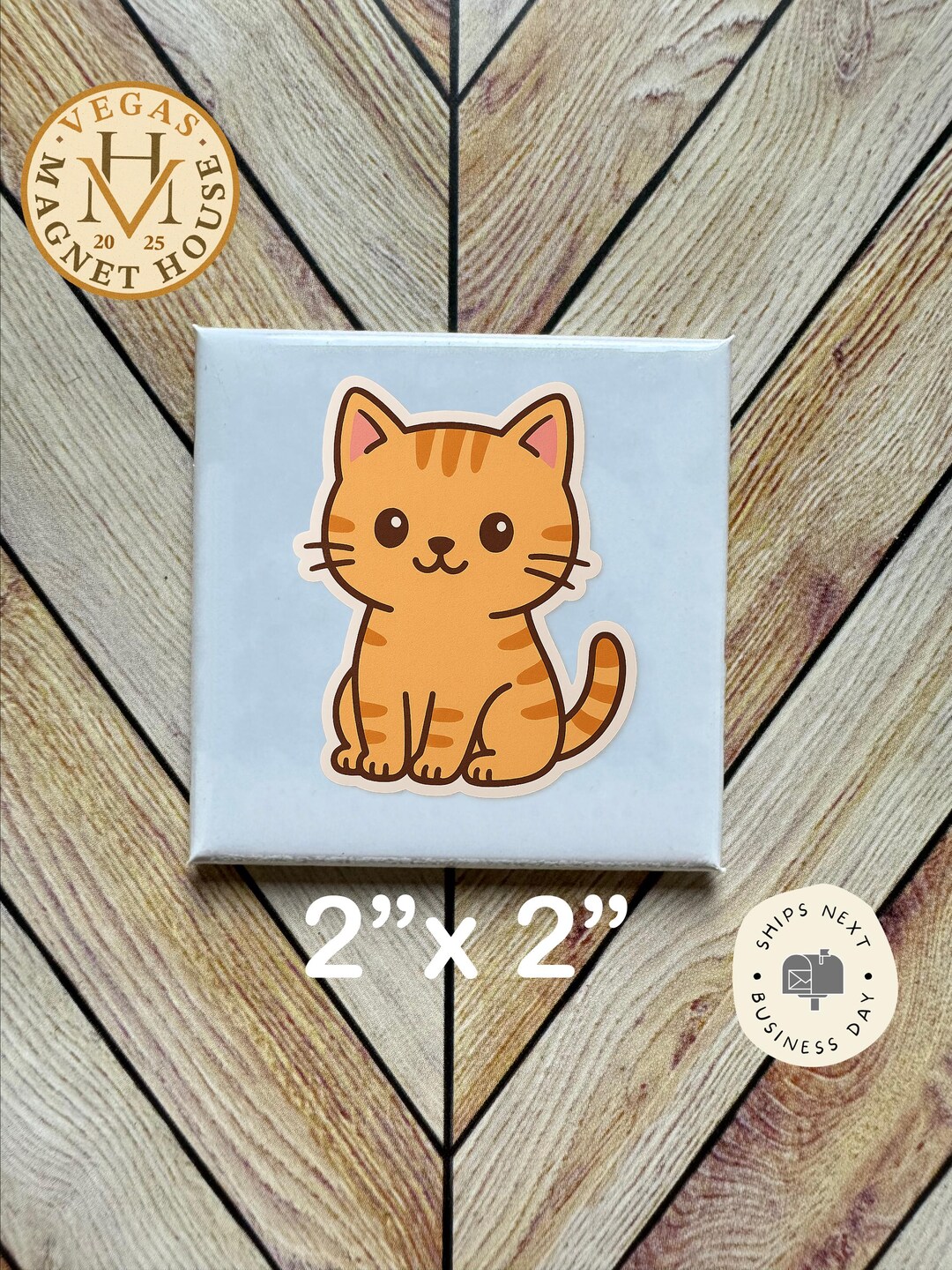 Cute Cat Fridge Magnet 2x2": Decorative Fridge Magnet Gift - Etsy