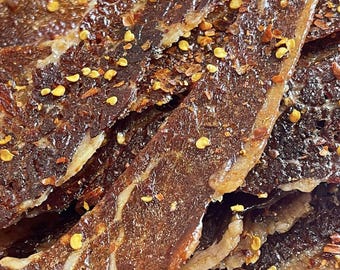 Poppy's Handcrafted Thin Crispy Sweet and Spicy Candied Beef Jerky Variety Box - 3 Flavors