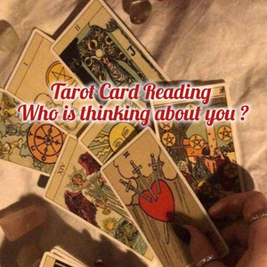 ¿Quién está pensando en ti? Lectura de cartas del tarot psíquico, predicciones de amor y relaciones.