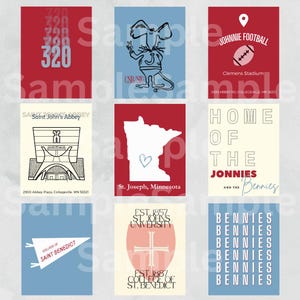 College of St. Benedict/St. John&#39;s University Posters