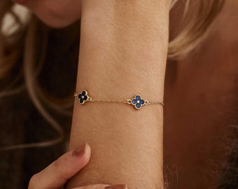 Custom Birthstone Bracelet, Lucky Straw Bracelet, Daily Bracelet, Birthday Gift, Mom Bracelet Grandma Gift for Mom, Mothers Day Gift for Her