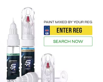 Touch Up Paint by Car Registration Reg Touch Up Pen 20ml Automotive Paint Lacquer Primer Scratch Repair - EXACT COLOUR MATCH*