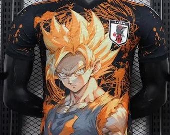 Japan Limited Edition Soccer Jersey – Goku Super Saiyan Dragon Ball Z 24/25  Adult Sizes