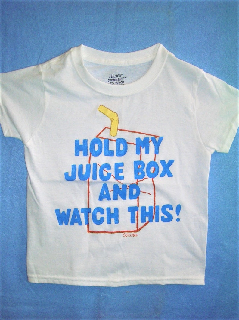 Hold My Juice Box Shirt, Boys Clothing, Toddler Shirt, Novelty Kids Shirt, Girls Shirt, Funny Kids Shirt image 5