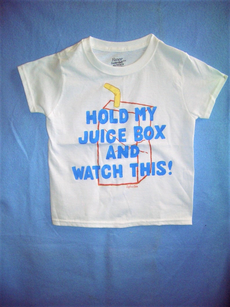 Hold My Juice Box Shirt, Boys Clothing, Toddler Shirt, Novelty Kids Shirt, Girls Shirt, Funny Kids Shirt image 7