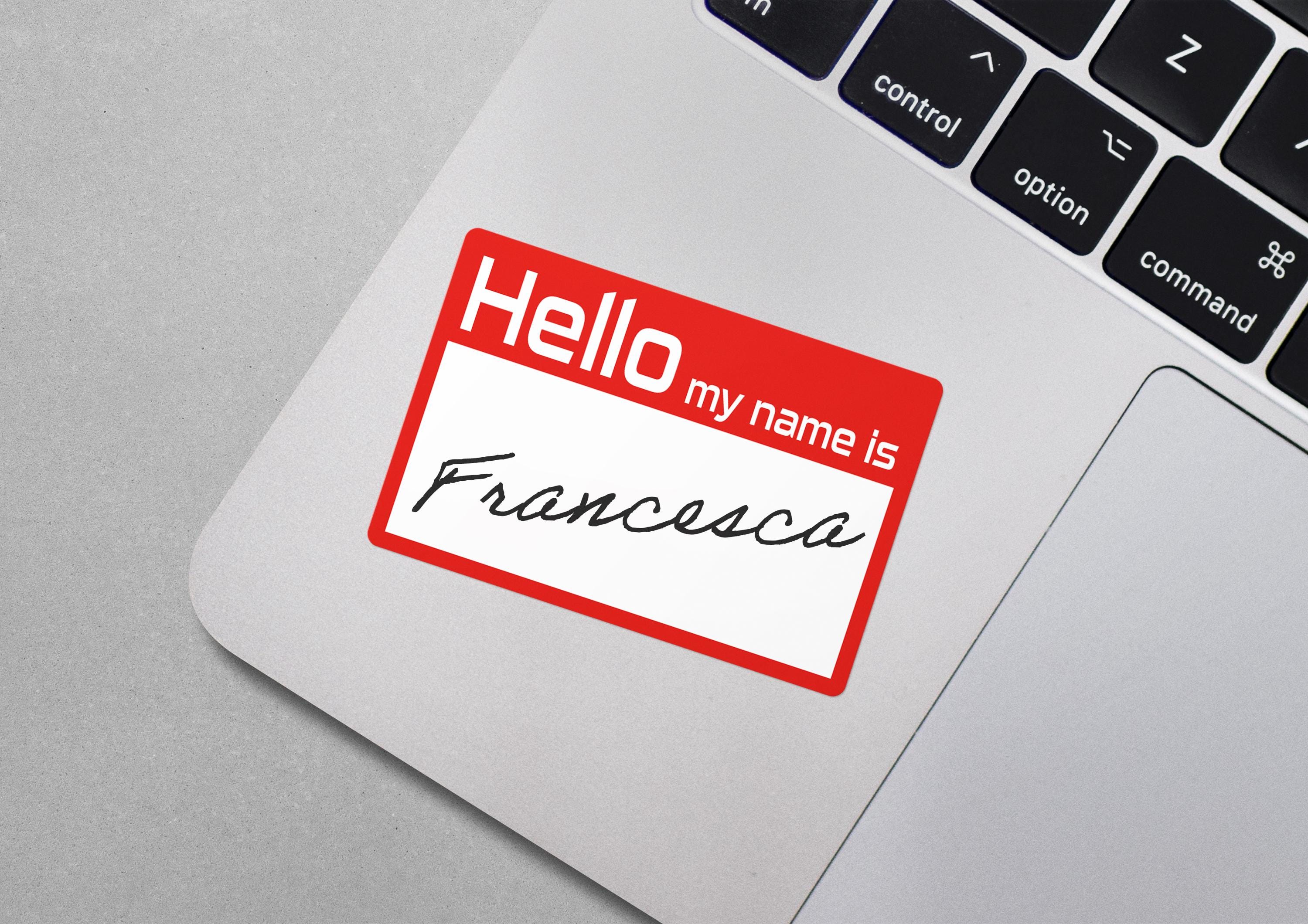 400 Hello My Name Is Stickers - 2x3 Inch Name Tags In 5 Colors For Events & Parties