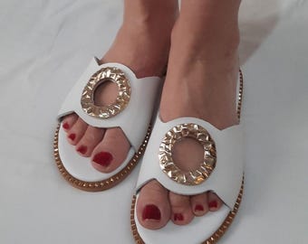 Women,s Leather Sandals