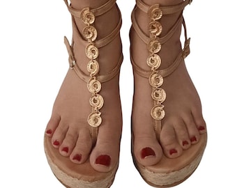 Women,s Leather Sandals
