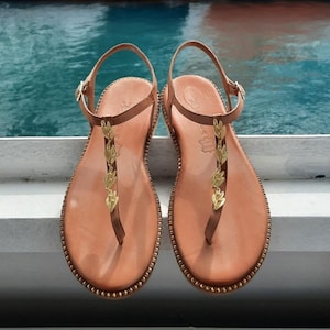 Women,s Leather Sandals