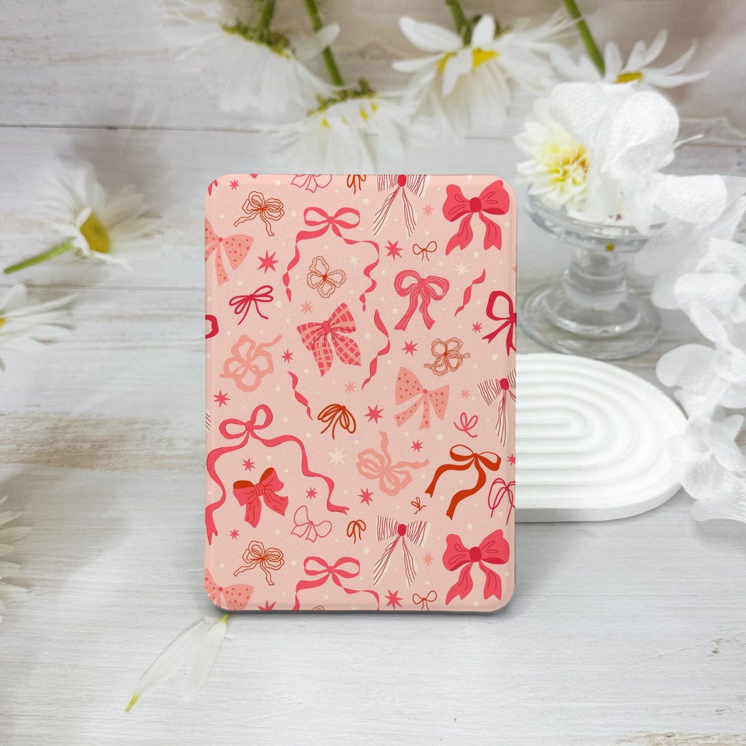 Pink Bow 2024 Kindle Case for Kindle/paperwhite 10th 11th 12th,6'' 6.8 ...