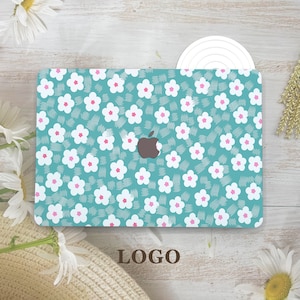 Blue Daisy MacBook Protect Cover Case for Pro 14，Pro 13, Pro 15, Pro 16, Hard Laptop Case for Macbook Air 11/13/15 2020 2021 2023