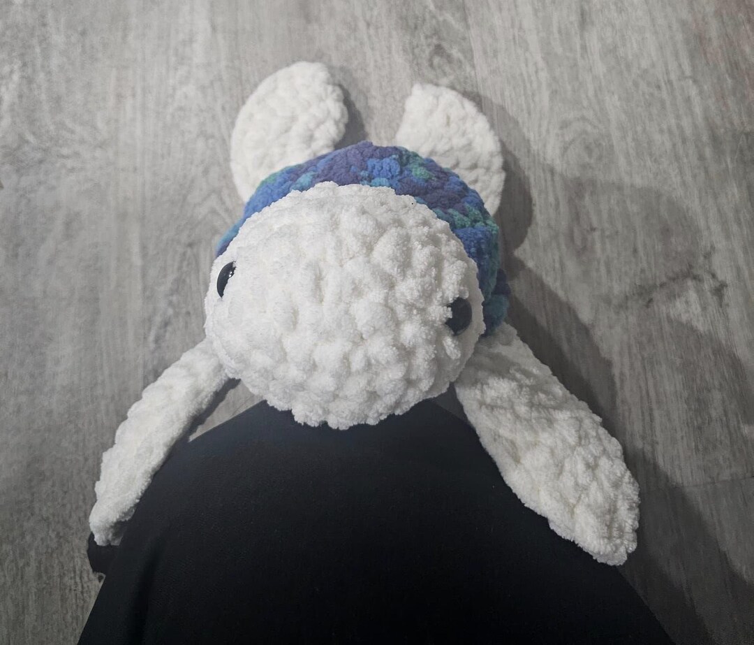 Sea Turtle Stuffy Amigurumi, Crochet in Super Soft Yarn, Birthday ...