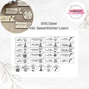 SVG Ostern Hase Osterhase Osterkorb Lamm Küken Frohe Ostern Anhänger Laserdatei Laser digitale Datei Glas
