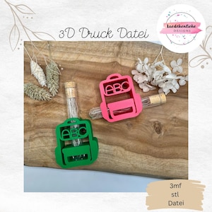Fichier STL 3MF exauceur de vœux (16 mm de diamètre) cartable inscription scolaire cadeau en espèces rentrée scolaire enfant affichage impression 3D Bambulab DIY
