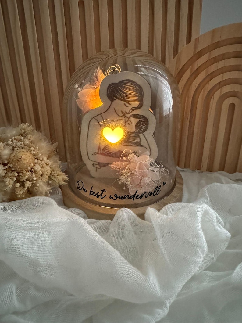 SVG Thank You Mom Grandma Mother's Day Balloon Light image 7