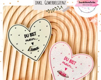Archivo de impresión 3D de disco de estacionamiento Love 3MF + STL • Día de San Valentín • Regalo de amor • Incluye licencia comercial • Regalo para pareja (DIY)