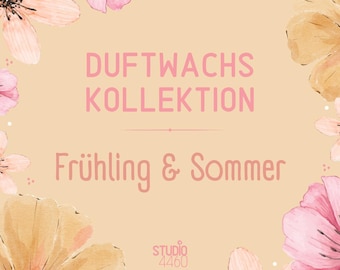 Duftwachs Frühling Sommer Düfte für Duftlampe Wax Melt aus Sojawachs