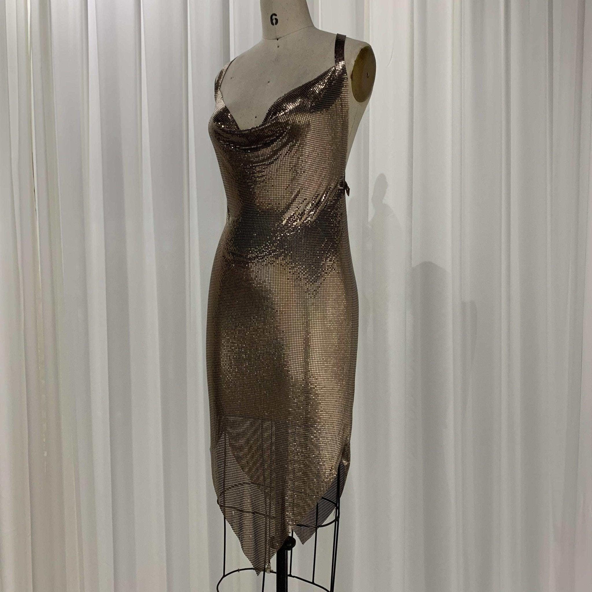 Dale Metal Buckle Body Chain Dress main image 1