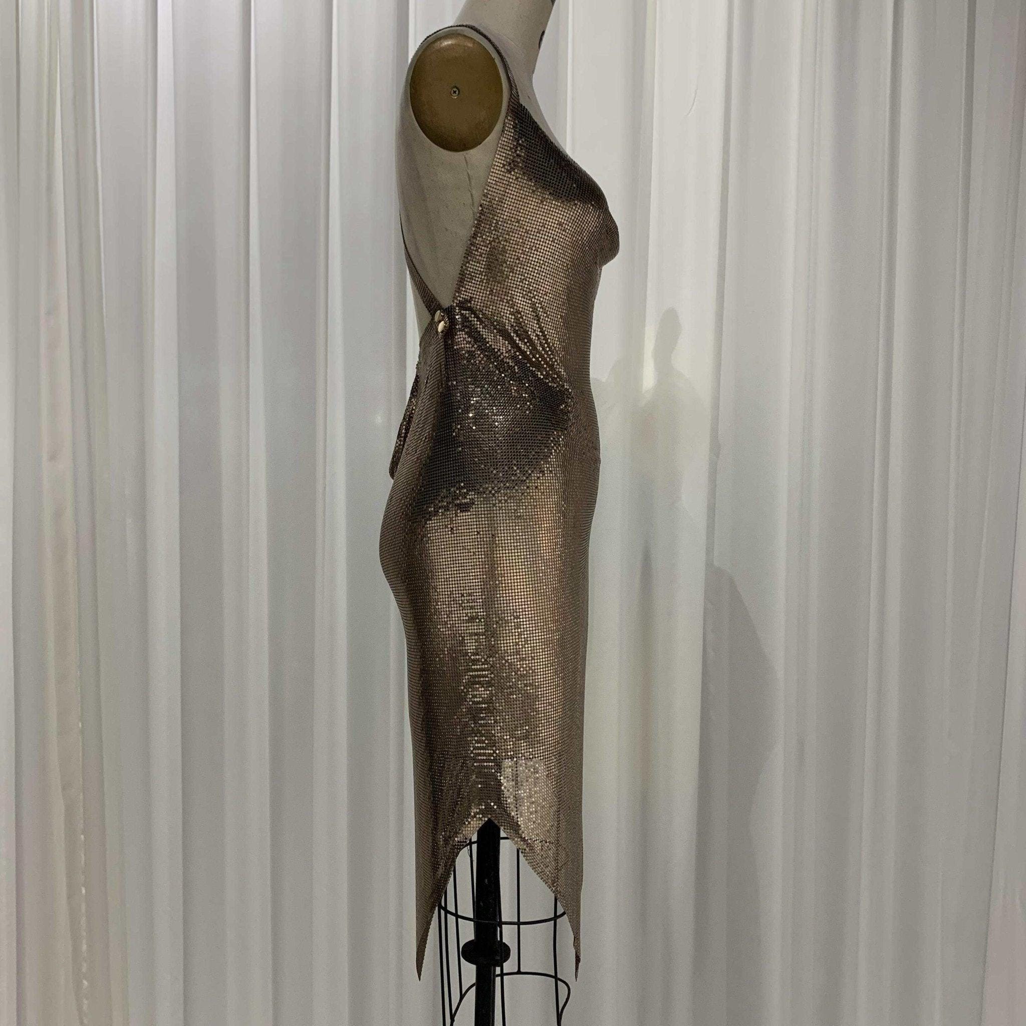 Dale Metal Buckle Body Chain Dress