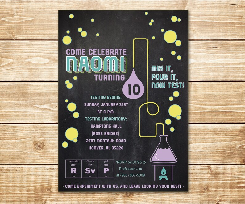 DIGITAL Science Spa Birthday Invitation 5x7 invite in | Etsy Seleccionar Girlish New Balance 610 V3 Mujeres Running