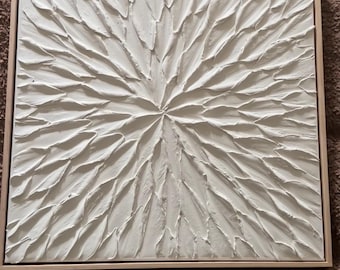 Abstract textured wall art 500x500mm