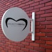Custom Round Blade Sign: Stainless Steel Outdoor Hanging Sign - Etsy