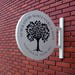Custom Round Blade Sign: Stainless Steel Outdoor Hanging Sign - Etsy