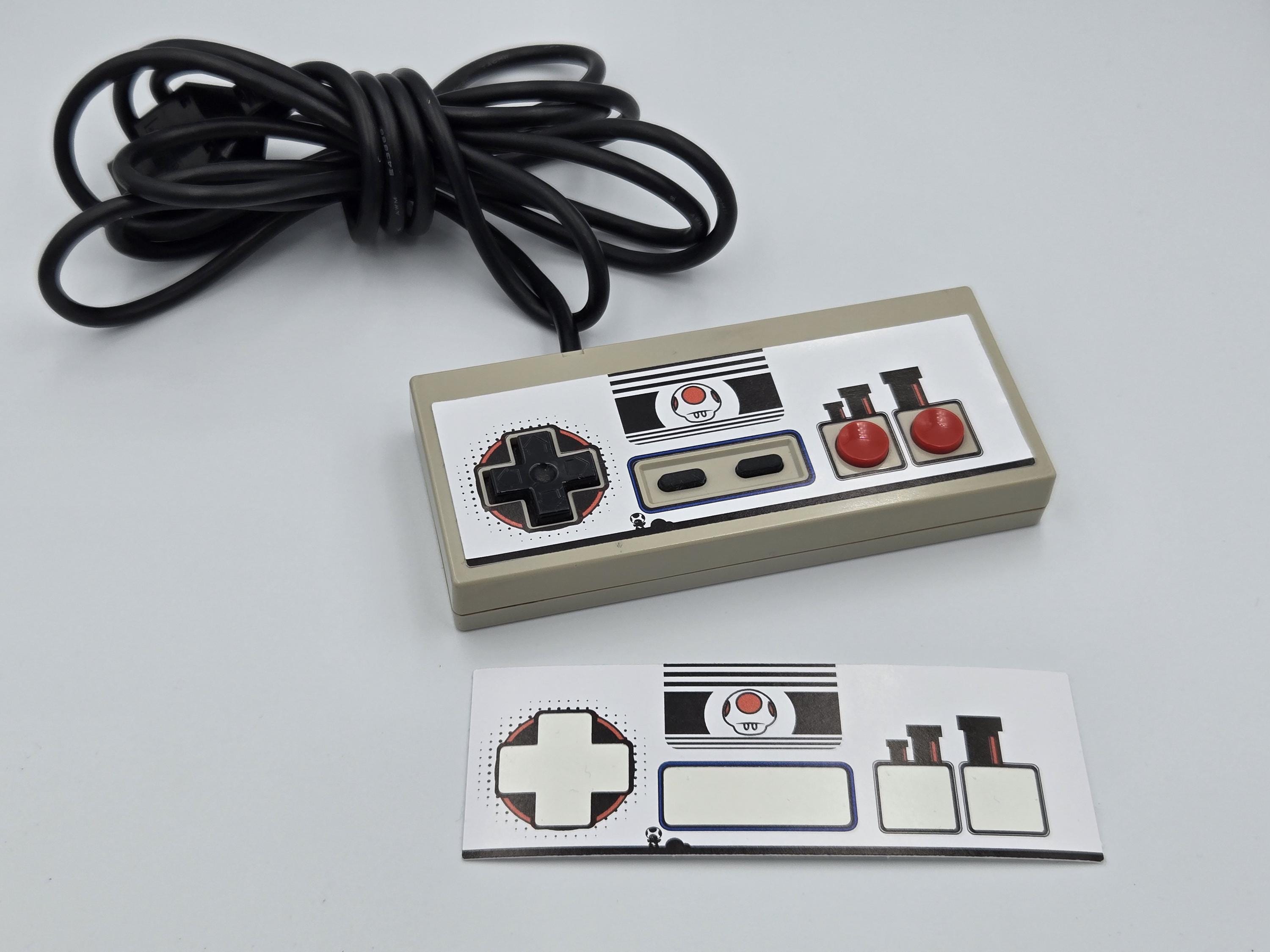 Nintendo Controller Rare Sticker NES Controller Decal: Custom Overlay Sticker for Nintendo Game ...