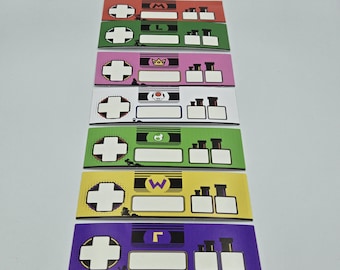 NES Controller Decal: Custom Overlay Sticker for Nintendo Game Controller