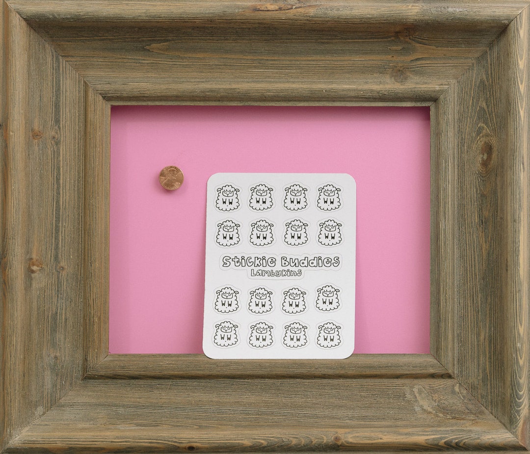 Lamb Sticker Sheet 16 Stickers per Sheet Planner Stickers Etsy