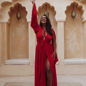 red priestess dress Priestess Ritual Dress